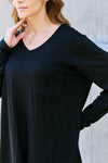 Basic Bae Full Size V-Neck Long Sleeve Top