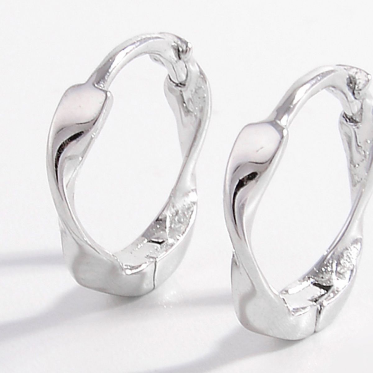 925 Sterling Silver Hoop Earrings