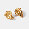 18K Gold-Plated Stud Earrings