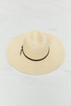 Fame Boho Summer Straw Fedora Hat