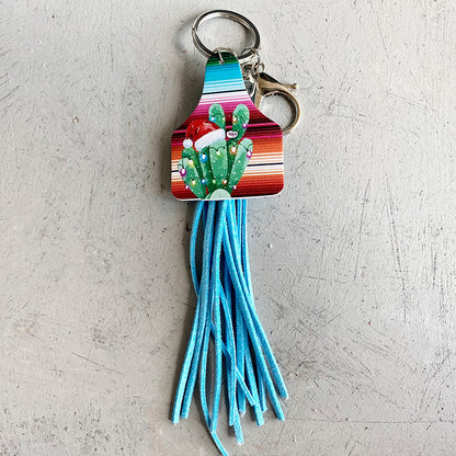 Chimney Shape Fringe Detail Key Chain