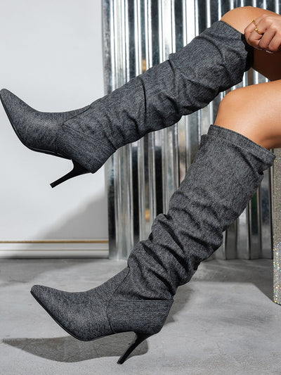 Point Toe Stiletto Boots